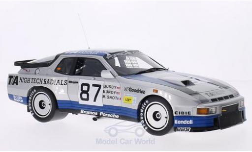 Coche miniatura Porsche 924 1982 1/18 TrueScale Miniatures Carrera GTR No.87 Brumos T/A High Tech Radials 24h Le Mans 1982 J.Busby/D.Bundy/M.Mignot Porsche 924 1982 1/18 TrueScale Miniatures Carrera GTR No.87 Brumos T/A High Tech Radials 24h Le Mans 1982 J.Busby/D.Bundy/M.Mignot coche miniatura