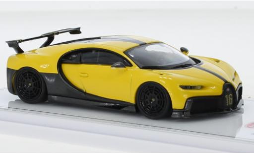 Coche miniatura Bugatti Chiron 1/43 TrueScale Miniatures Pur Sport amarillo/negro 2020 Bugatti Chiron 1/43 TrueScale Miniatures Pur Sport amarillo/negro 2020 coche miniatura