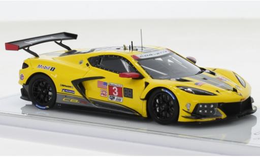 Coche miniatura Chevrolet Corvette 1/43 TrueScale Miniatures C8.R No.3 Racing IMSA 12h Sebring 2022 Chevrolet Corvette 1/43 TrueScale Miniatures C8.R No.3 Racing IMSA 12h Sebring 2022 coche miniatura