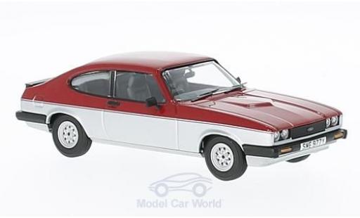 Ford Capri 1/43 Vanguards MK3 1.6 Calypso rojo/gris RHD coche miniatura