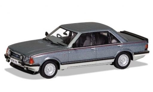 Ford Granada 1/43 Vanguards Mk II 2.8i Ghia X metalico gris/gris RHD 1983 coche miniatura
