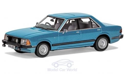 Ford Granada 1/43 Vanguards MKII 2.8i Ghia metalico azul RHD coche miniatura