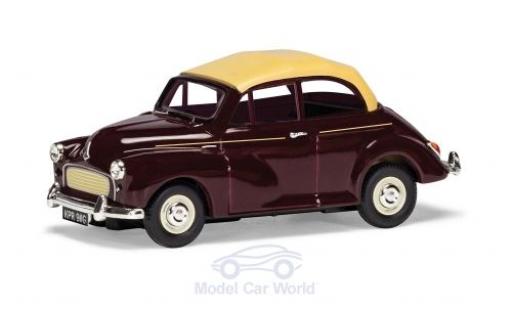 Morris Minor 1/43 Vanguards 1000 Convertible rojo/beige RHD coche miniatura