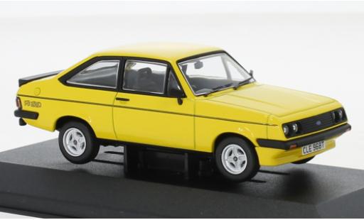 Coche miniatura Ford Escort 1/43 Vanguards MkII RS2000 amarillo RHD Ford Escort 1/43 Vanguards MkII RS2000 amarillo RHD coche miniatura