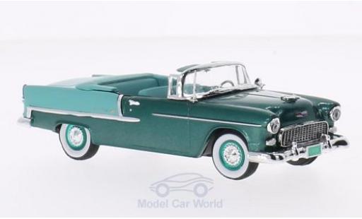Chevrolet Bel Air 1/43 Vitesse Convertible metalico verde/türkis 1955 coche miniatura
