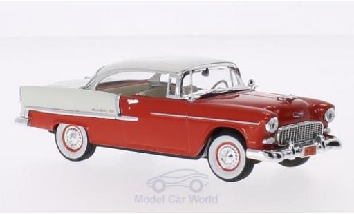 Chevrolet Bel Air 1/43 Vitesse Hardtop rojo/beige 1955 coche miniatura