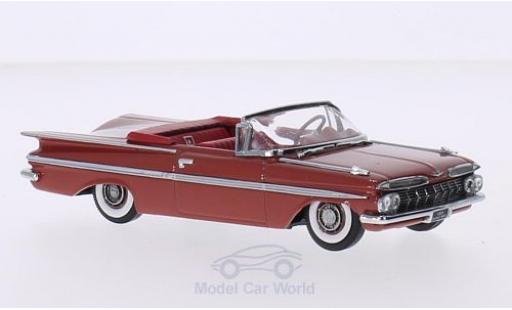 Coche miniatura Chevrolet Impala 1959 1/43 Vitesse Convertible metalico rojo 1959 Chevrolet Impala 1959 1/43 Vitesse Convertible metalico rojo 1959 coche miniatura