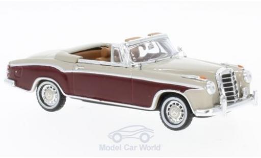 Mercedes 220 SE 1/43 Vitesse SE Cabriolet beige/rojo 1958 coche miniatura