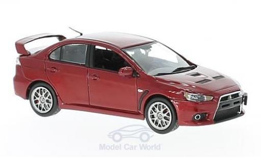 Coche miniatura Mitsubishi Lancer 1/43 Vitesse Evo X Final Edition metalico rojo Mitsubishi Lancer 1/43 Vitesse Evo X Final Edition metalico rojo coche miniatura