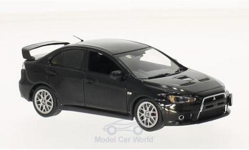 Coche miniatura Mitsubishi Lancer 1/43 Vitesse Evo X Final Edition negro Mitsubishi Lancer 1/43 Vitesse Evo X Final Edition negro coche miniatura