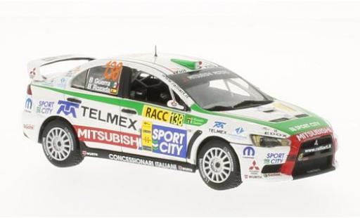 Coche miniatura Mitsubishi Lancer 1/43 Vitesse Evolution X No.138 Sport City Rallye Catalunya 2012 B.Guerra/B.Rozada sans Vitrine Mitsubishi Lancer 1/43 Vitesse Evolution X No.138 Sport City Rallye Catalunya 2012 B.Guerra/B.Rozada sans Vitrine coche miniatura