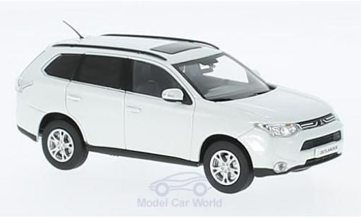 Mitsubishi Outlander 1/43 Vitesse metalico blanco coche miniatura