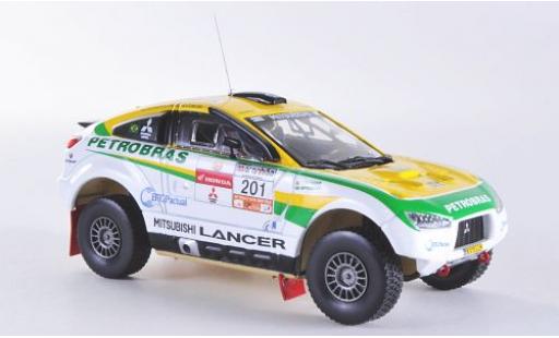 Coche miniatura Mitsubishi Racing Lancer 1/43 Vitesse No.201 Rally dos Sertoes 2012 G.Spinelli/H.Youssef Mitsubishi Racing Lancer 1/43 Vitesse No.201 Rally dos Sertoes 2012 G.Spinelli/H.Youssef coche miniatura