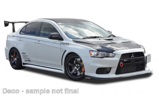 Coche miniatura Mitsubishi Lancer 1/43 Vitesse évolution X metallise blanche Mitsubishi Lancer 1/43 Vitesse évolution X metallise blanche coche miniatura