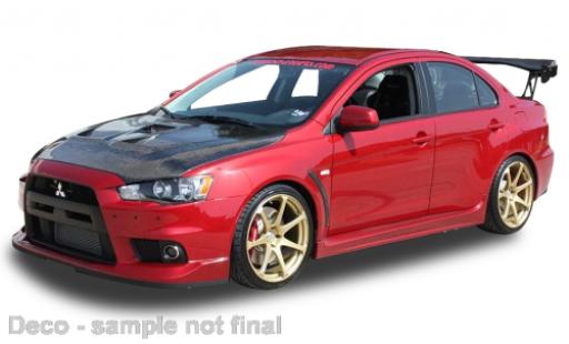 Coche miniatura Mitsubishi Lancer 1/43 Vitesse évolution X metallise rouge Mitsubishi Lancer 1/43 Vitesse évolution X metallise rouge coche miniatura