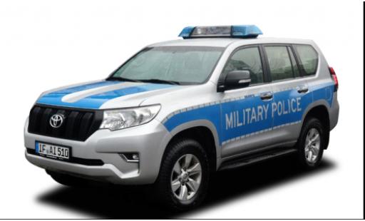 Coche miniatura Toyota Land Cruiser 1/43 Vitesse Prado Militärpolizei 2018 Toyota Land Cruiser 1/43 Vitesse Prado Militärpolizei 2018 coche miniatura