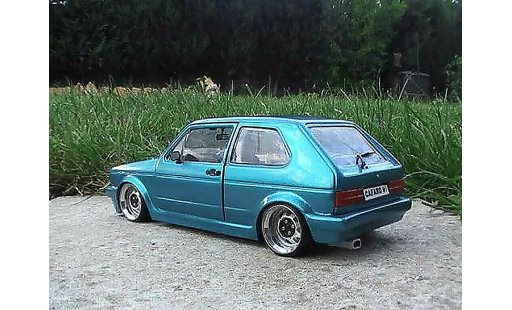 Volkswagen Golf GTI 1/18 Solido swap 16s de 1982 coche miniatura