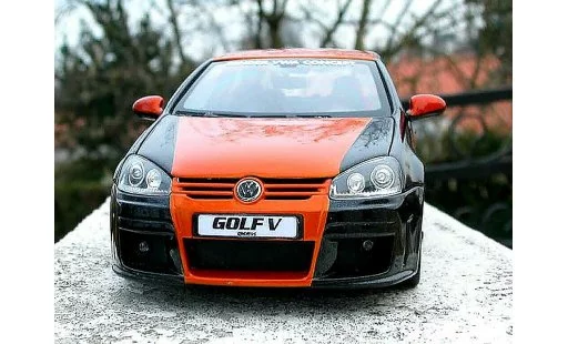 Volkswagen Golf GTI 1/18 Norev zender jantes alu coche miniatura