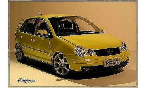 Volkswagen Polo Base 1/18 Anson jantes mercedes coche miniatura