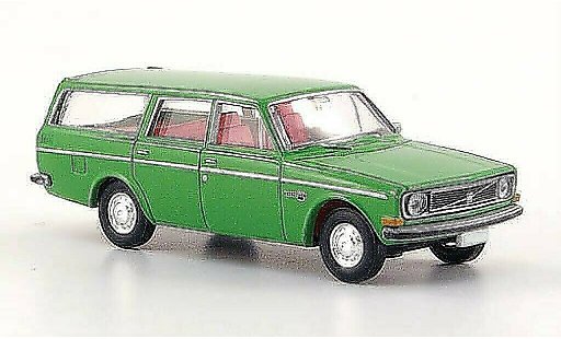 Volvo 145 Base 1/87 Brekina verde coche miniatura