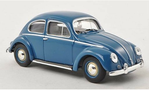 Volkswagen 1200 Base 1/43 Minichamps Kafer azul 1953 coche miniatura