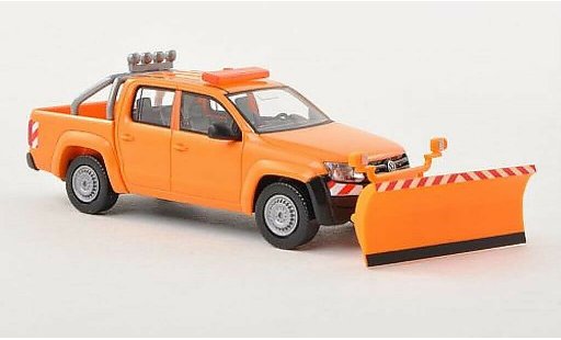 Volkswagen Amarok Base 1/87 Wiking Winterdienst con Raumschild coche miniatura