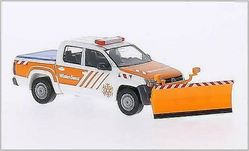 Volkswagen Amarok Base 1/87 Wiking Winterdienst coche miniatura