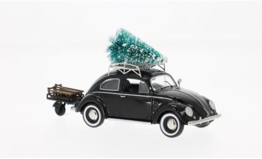 Coche miniatura Volkswagen Beetle "Christmas 2025" schwarz 1/43 Schuco