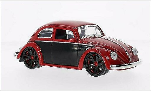 Volkswagen Beetle Base 1/24 Jada Toys (Kafer) Tuning rojo/negro 1959 coche miniatura