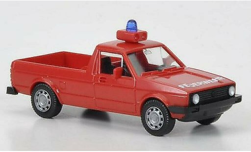 Volkswagen Caddy Base 1/87 Wiking I Bomberos con Tragkraftspritze coche miniatura