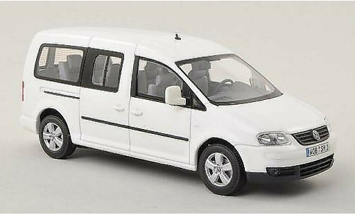 Volkswagen Caddy Maxi Life Base 1/43 Minichamps Maxi Life blanco coche miniatura