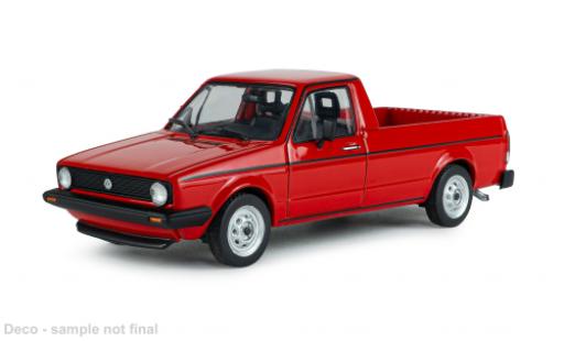 Coche miniatura Volkswagen Caddy MK I rot 1982 1/43 Solido