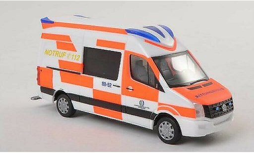 Volkswagen Crafter Base 1/87 Herpa 11 Delfis KWB Goslar RTW coche miniatura