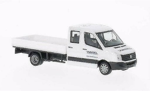 Volkswagen Crafter Base 1/87 Herpa DoKa plataforma Wasel Krane 2011 coche miniatura