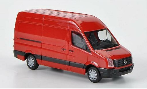 Volkswagen Crafter Kasten 1/87 Herpa furgoneta HD rojo 2011 coche miniatura