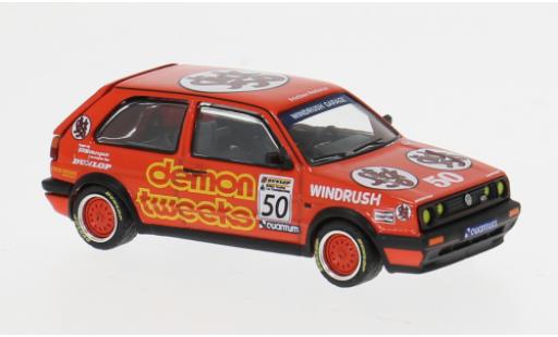 Volkswagen Golf 1/64 Pop Race GTI MK2 rojo 1988 1:64 coche miniatura