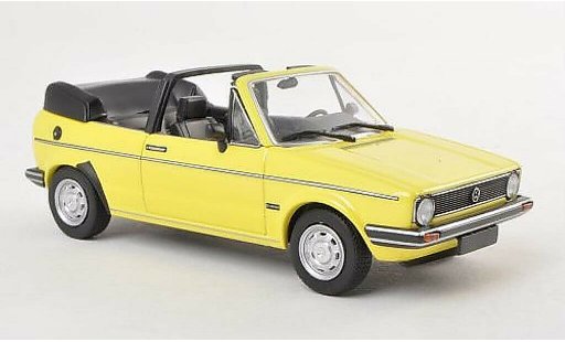 Volkswagen Golf Cabriolet 1/43 Minichamps Descapotable amarillo 1980 coche miniatura