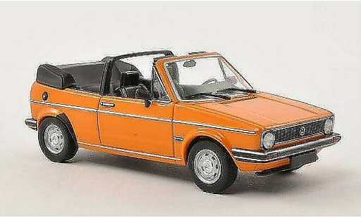 Volkswagen Golf Cabriolet 1/43 Minichamps Descapotable GL naranja 1980 coche miniatura