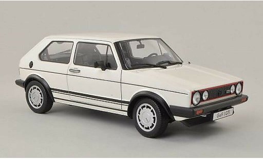 Volkswagen Golf GTI 1/18 Welly blanco 1982 coche miniatura