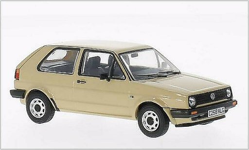 Volkswagen Golf Base 1/43 Vanguards 1.3C beige RHD coche miniatura