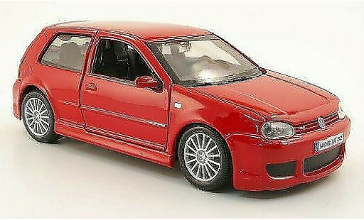 Volkswagen Golf R32 1/24 Maisto rojo 2006 coche miniatura