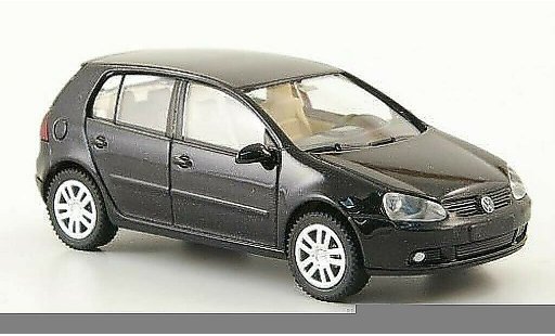Volkswagen Golf Base 1/87 Wiking negro 5-Turer 2003 coche miniatura