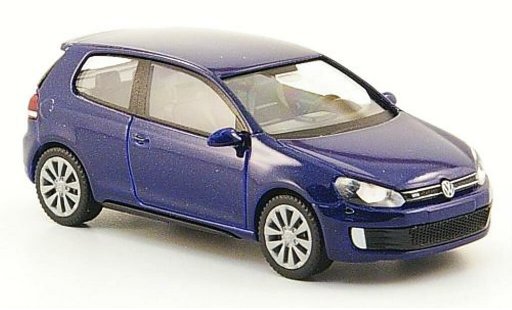 Volkswagen Golf GTI 1/87 Wiking GTD azul coche miniatura