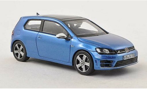 Volkswagen Golf R 1/43 Spark azul 3-Turer 2013 coche miniatura