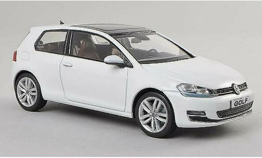 Volkswagen Golf Base 1/43 Herpa blanco 3-Turer coche miniatura