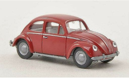 Volkswagen Kafer Base 1/87 Wiking 1200 rojo coche miniatura