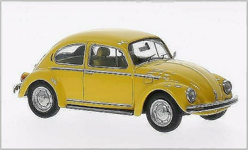 Volkswagen Kafer Base 1/43 Schuco 1200 Sunny Bug amarillo coche miniatura