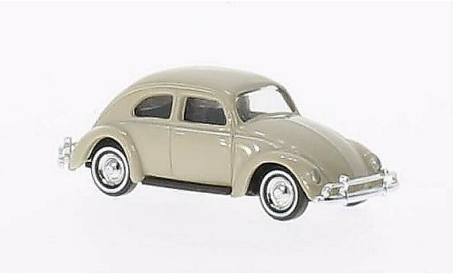 Volkswagen Kafer Base 1/87 Busch beige Ovalfenster Exportmodell coche miniatura