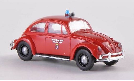 Volkswagen Kafer Base 1/87 Brekina Berufsbomberos Mulheim/Ruhr coche miniatura