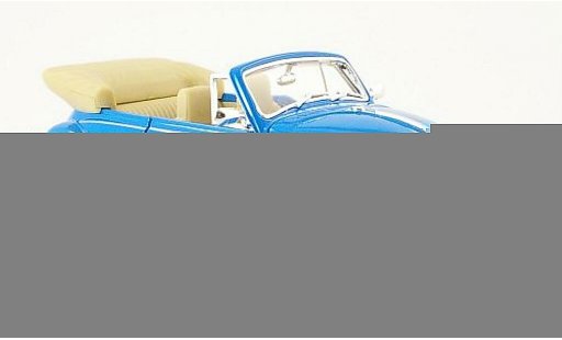 Volkswagen Kafer Cabriolet 1/24 Welly Descapotable azul abierto 1959 coche miniatura